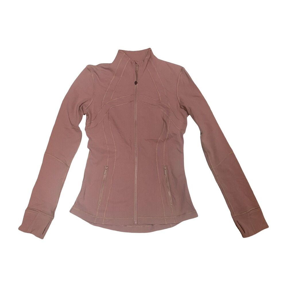 Lululemon Define Jacket Women's Size 6 Rose Pink Active Wear Workout *READ